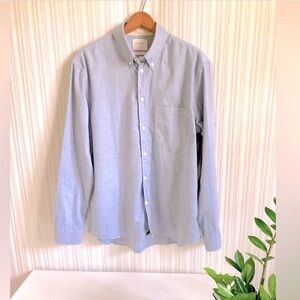 Billy Reid L Tuscumbia Standard Cotton Flannel/ Portugal Excellent